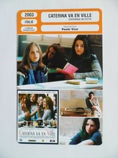 CARTE FICHE CINEMA 2003 CATERINA VA EN VILLE Sergio Castellito Alice Teghil Anto