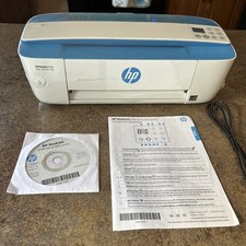 HP Deskjet Model 3700 All in One Wireless Printer Wi-Fi Model SDGOB-1621 Blue