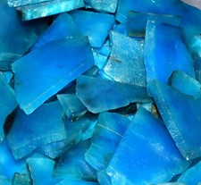 Lot brut de dalles de pierres précieuses aigue-marine bleu aqua naturel 1000 ...