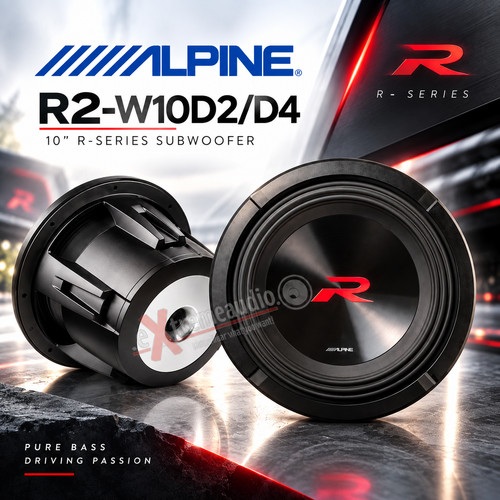 Alpine w10d4 subwoofer - alpine, r2-w10d4