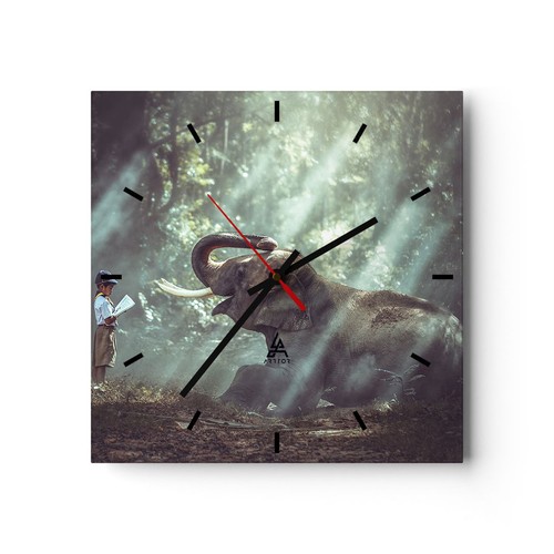 Horloge murale verre - murale,