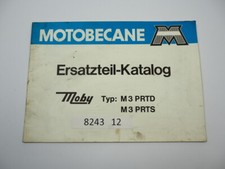 Motobecane Mobylette Moby M3 PRTD PRTS moped spare parts list spare parts catalogue