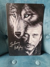 Plaque métal musique Johnny