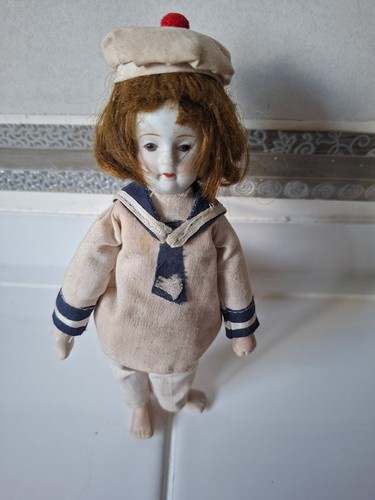 Poupée ancienne matelot en - de,