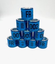 Bagues oiseaux en plastique