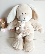 Nicotoy peluche doudou lapin - peluche,