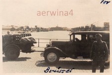 Voiture Belge Dans Le Port De Bruxelles Belgique