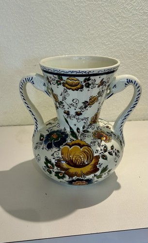 Grand vase faïence - , bleu