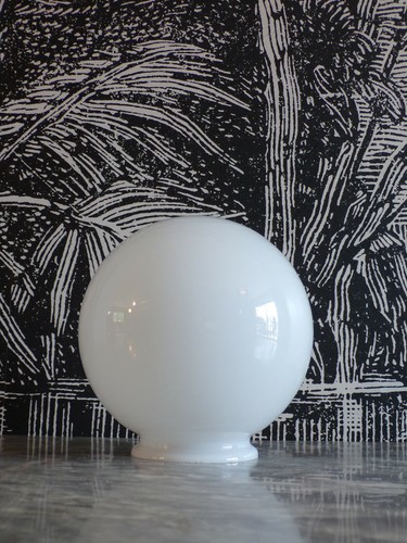 Globe opaline blanche - globe, blanche-15