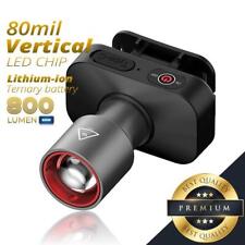 Lampe frontale LED zoom super lumineuse rechargeable par USB=