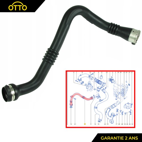 Gaine intercooler pour - gaine, renault
