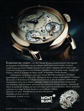 2010 advertising Advertising 0521 Mont Blanc chrono watch Nicolas Rieussec