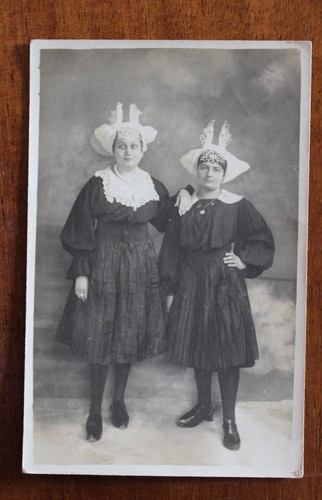 Cpa carte photo costume - cpa-,