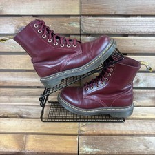 Dr. Martens Boots Adult Size UK 4 Red 1460 Pascal Smooth Leather Shoes Unisex