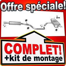 Ligne pot d'échappement pour