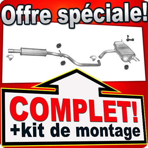 Ligne pot échappement pour - ligne,