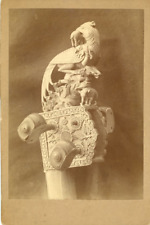 Antique Nepalese Guitar. Vintage Albumen Print Detail. Albumin Print  