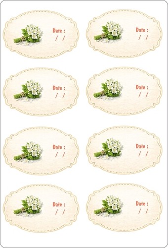 Lot 16x etiquettes autocollant