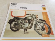 Carte moto Norton 250 prototype 1954 collection Atlas motorcycle UK