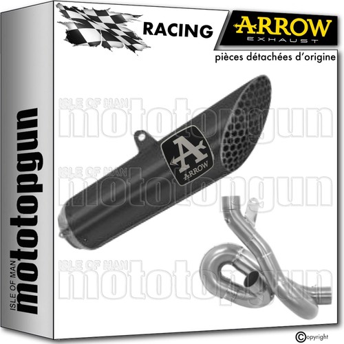 Echappement racing open - echappement, noir