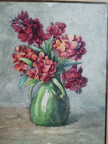 Aquarelle nature morte bouquet