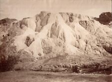 Algeria.Hammam Meskoutine.ND, Large Albuminated Photo 20x27cm.Hot Waterfall