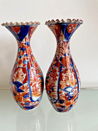 Paire vases imari japon - paire,