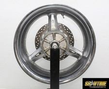 02-09 YAMAHA ROAD STAR XV1700PC WARRIOR CHROME REAR BACK WHEEL RIM 17X9 (READ)
