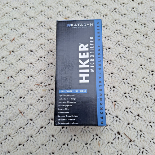 New katadyn hiker - hiker, microfilter