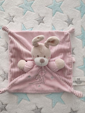 doudou Plat Lapin rose Etoile