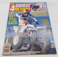 3 & 4 WHEEL ACTION Magazine January 1991 Yamaha Snosport 125 / Banshee vs RZ350