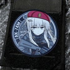 PATCH ANIME COSPLAY MANGA  AK-74M – PATCH PVC TACTIQUE AVEC Scratch – 8CM 🎯