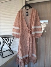 Maje Robe Portefeuille En Lin