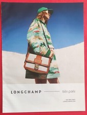 Press advertisement: leather goods bag LONGCHAMP -----Very Paris - box-trot bag