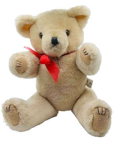 Ours ancien beige articulé - ours,