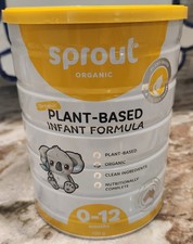 Sprout Organic Plant Based Baby Form ula 700g/25oz 0-12 months No Preservatives