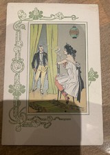 1 CPA.ART NOUVEAU.ILLUSTRATOR. PROSTITUTION/CLOSED HOUSE.