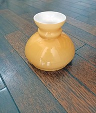 Globe Abat-Jour Vintage Opaline jaune Lustre Suspension Lampe Luminaire N°1