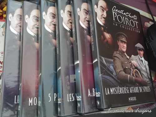 Lot dvd hercule poirot agatha - lot,