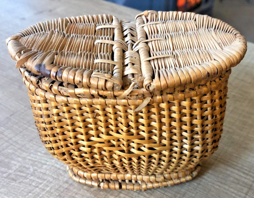 Panier osier poupée l - panier,