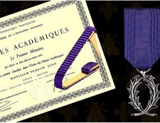 ORDRE DES PALMES ACADEMIQUES -