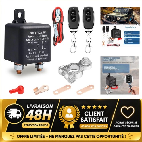 Coupe circuit batterie 12v - coupe-circuit,