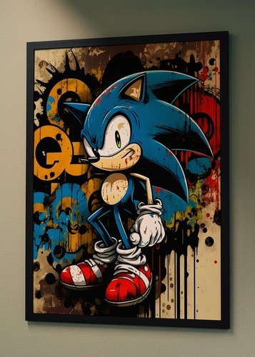 Affiche sonic - 🖼️🎮,
