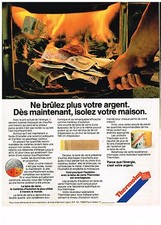 1981 ADVERTISING THERMOLAN Glass Wool