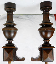 antique foot columns turned chene antique furniture leg