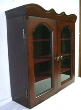 Vtg Large Wood 4 tier Jewelry Armoire bureau dresser top Cabinet Storage chest