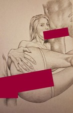 Dessin graphite Sexy Anjelica