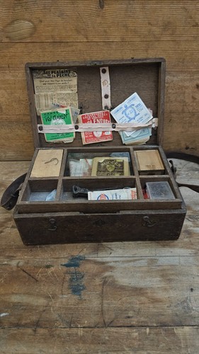Boite pêche anciens - boite,