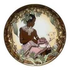 UNICEF Collector Plate Child Of Kenya Plate #3 By Villeroy & Boch Ceramic EUC
