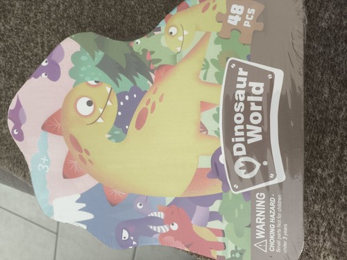 Dinosaur world puzzle - dinosaur,